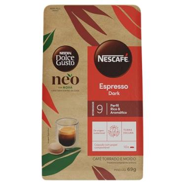 Imagem de Café dolce gust NEO Espresso Dark café em capsula 10 Cápsulas