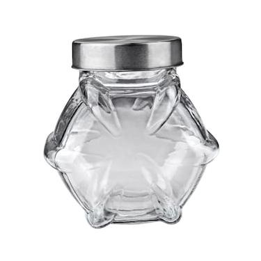 Imagem de Baleiro Estrela Euro Home VDR1914 em Vidro e Inox – 18 cm