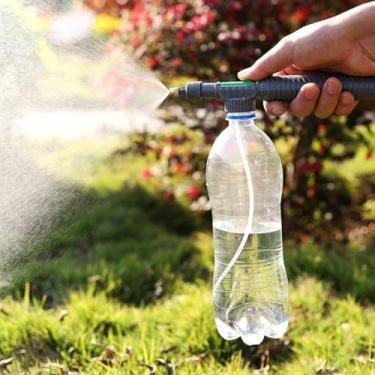 Imagem de Pulverizador manual pulverizadores de bomba de ar de jardim de alta pressão, ferramenta de irrigação de pressão de um botão portátil.