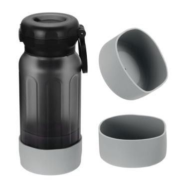 Imagem de Bota de silicone para garrafa de água 907 g 1,134 g, 2 peças de mangas protetoras de garrafa de água antiderrapantes capa inferior para acessórios de garrafas de água, cinza