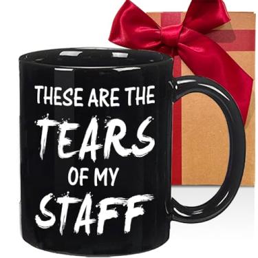 Imagem de Presentes engraçados de dia do chefe para homens de funcionários - Presentes de aposentadoria de despedida do escritório - Presente de aniversário de escritório administrativo dia profissional Natal