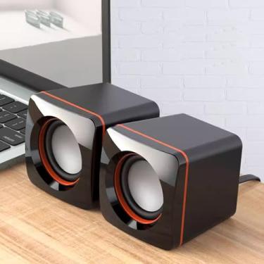 Imagem de Mini alto-falante USB para computador, som claro e alto para PC, laptop, tablet