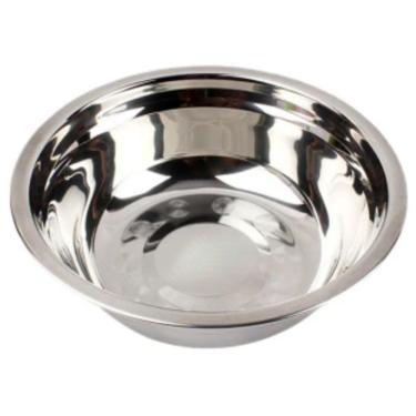 Imagem de Tigela Bowl Inox Cumbuca Bacia Receita Preparo Casa Restaurante Resistente Multiuso Duravel