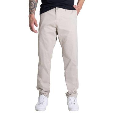 Imagem de Calça Sarja Sawary Slim - 280955 - bege 40-Masculino