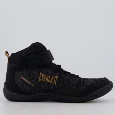 Imagem de Tênis Everlast Forceknit 6 Preto e Dourado, 41