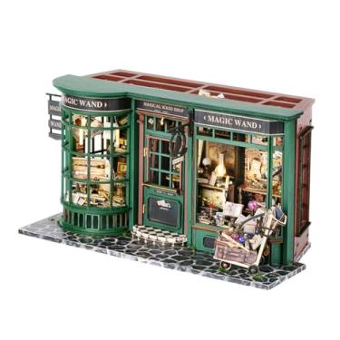 Imagem de Kit Montagem Casa Miniatura - Modelo Loja Varinhas com Móveis e Acessórios Inclusos, Indicado para Meninos e Meninas a Partir de 14 Anos