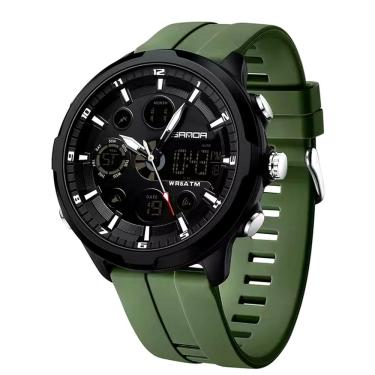 Imagem de Relógio Digital Masculino Estilo Esportivo Duplo Display  Á Prova d`água