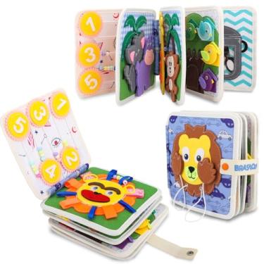 Imagem de Placa de Montessori Sensorial para Crianças Brinquedo Educativo (Tema Leão)