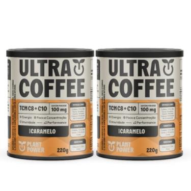 Imagem de 2x Ultra Coffee Plant Power Caramelo 220g