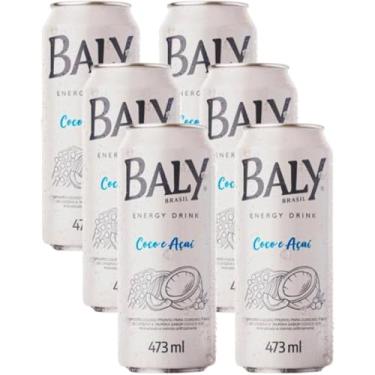 Imagem de Energético Baly Energy Drink Coco Açaí - Pack Com 6 Unidades de 473ml Cada
