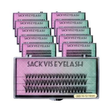 Imagem de Cílios Postiços Naturais E Macios, Conjunto De 10 Caixas, Comprimento 