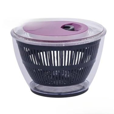 Imagem de Centrífuga para Salada Semiautomática - Secador de Folhas e Verduras com Antiderrapante, Funcionamento Fácil para Saladas Perfeitas