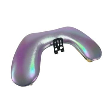 Imagem de Kokiya Mesa de manicure com apoio para as mãos, suporte para celular e antiderrapante, ideal para manicures e maquiadoras em casa, Roxo