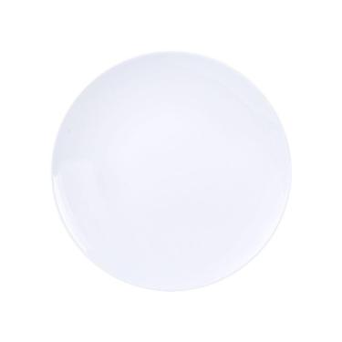 Imagem de Prato Raso Tramontina Leonora Em Porcelana Branca 25 Cm