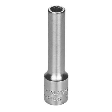 Imagem de Soquete Sextavado Longo Em Aço Cromo Vanádio 6 Mm - Encaixe 1/4" Tramontina Pro Tramontina