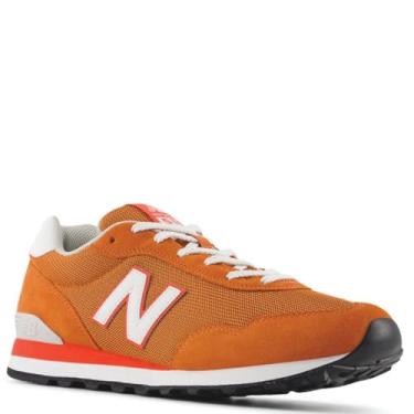 Imagem de New Balance Tênis masculino 515 V3, Alfa laranja/branco, 45