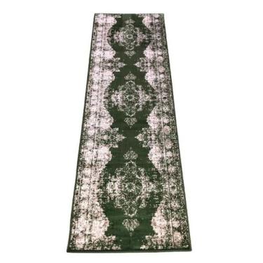 Imagem de Passadeira Trilho 2M Vintage Reload Verde 80X200Cm Tpo Persa