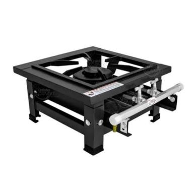 Imagem de Fogão Portátil Mesa Industrial 1 Boca Queimador Duplo - A.R Variedades