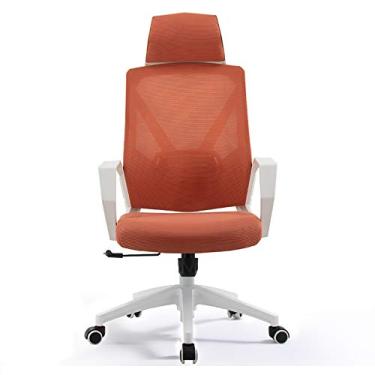 Imagem de Cadeira de escritório, cadeira de jogos, cadeira de computador, cadeira giratória de 360°, ajustável, suporte lombar, malha, escritório, computador, mesa, mesa, cadeira executiva ergonômica com apoios