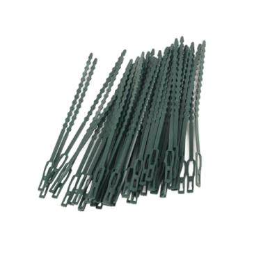 Imagem de Atyhao Laços de Jardinagem, Laços de árvore Ajustáveis ​​de Plástico, Organizadores de Cabos de 50 Pacotes para Mesa de Computador e Uso de Home Theater (2)