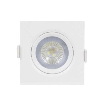 Imagem de Spot Embutir Quadrado Led 3W 3000K Branco Quente Biv. Galaxy - Galaxyl