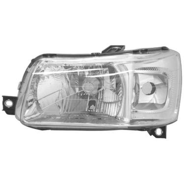 Imagem de Farol Power Dianteiro Motorista Fiorino Uno H4 Máscara Metal