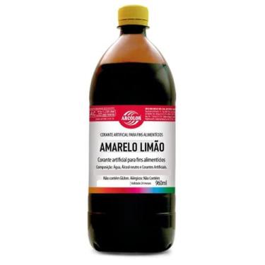 Imagem de Corante Líquido Amarelo Limão 960ml Arcolor Alimentício