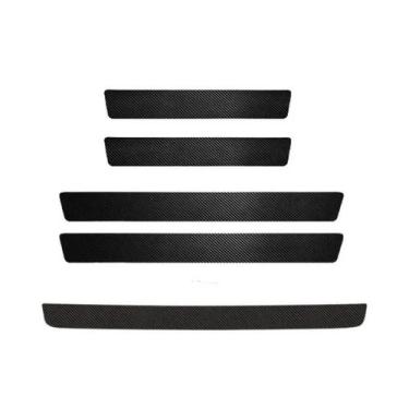 Imagem de Protetores De Soleira De Porta Em Fibra De Carbono 5pcs/4pcs Conjunto 