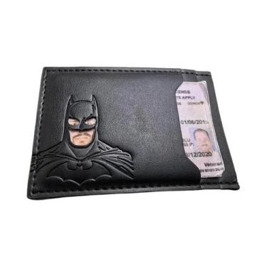 Imagem de Carteira De Couro De Super-Herói Com Máscara Personalizada, Porta-Cart