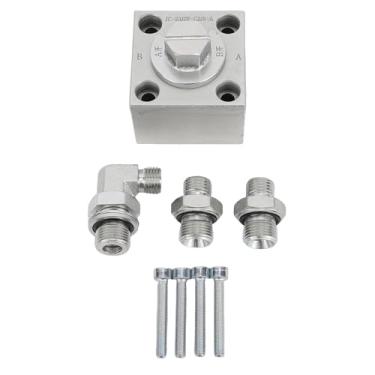 Imagem de FTVOGUE Peças de Reposição do Acelerador da Mini Escavadeira Com Válvula Desviadora de 3 Vias Com Acessórios Hidráulicos para Escavadeiras Pequenas