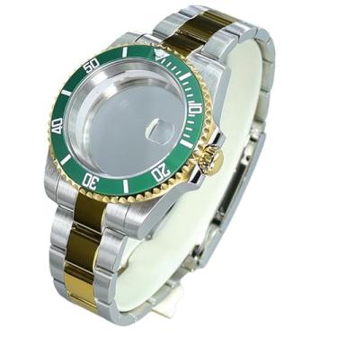 Imagem de FEIYASHI Relógio masculino Pro Sports Mergulho com caixa de 40 mm para NH35/34/36 Miyota8215 ETA2824 Movimento, Tampa inferior de vidro 7, For ETA2824 PT5000 Movement, Caixa de relógio de luxo