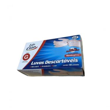 Imagem de Luva De Vinil Para Procedimentos Sem Pó 100 Peças Carmex 1201 G