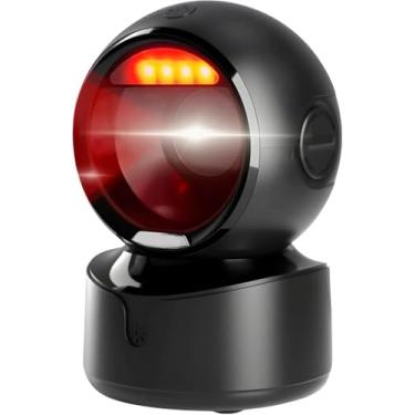 Imagem de Leitor De Código De Barras Omnidirecional 1D 2D, Scanner Automático, 300K Pixels HD, USB, Compatível com Windows/Mac/Linux, Leitura Automática, Base Fixa