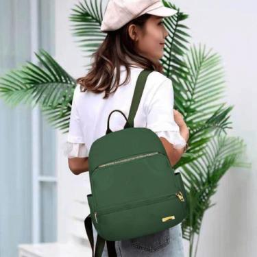 Imagem de Mochila De Costas Feminina Colorida Confortavel Alça Ajustavel Escolar