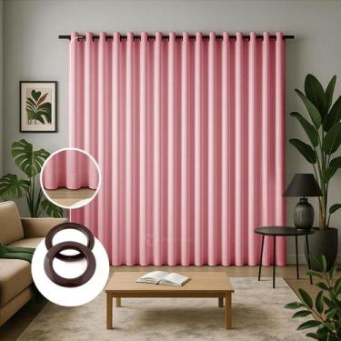 Imagem de Cortina 3 Metros Tecido Oxford Grosso 3,00 X 2,50 Largura Pra Quarto S