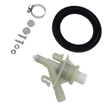 Imagem de aqxreight Kit de Válvula de água de Vaso Sanitário RV 385311641 Kit de Substituição de Válvula de água para Pedal de Descarga de Vaso Sanitário Marinho Motorhome Preciso e Garante a Resolução de