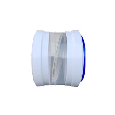 Imagem de Válvula De Retenção Em Linha Para Dutos De 150-180mm - Bloqueador De Correntes De Ar E Vazamentos De Fumaça Com Extremidade Dupla, Em PP Com Vedação Por Mola Para Ventilação De Cozinhas(Style C)