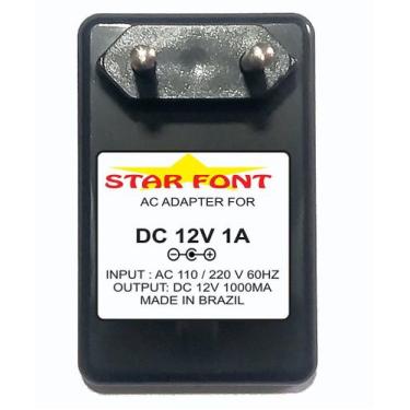 Imagem de Fonte DC 12V Para Balança Marte LS - Bivolt 1000mA - Starfont