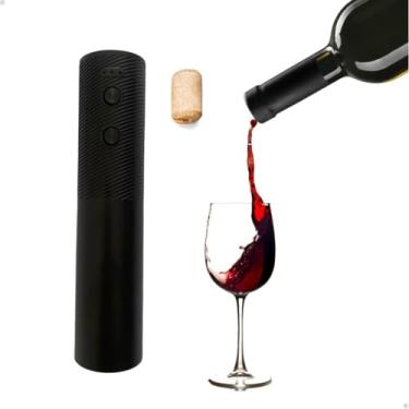 Imagem de Abridor de Vinho Elétrico Recarregável USB – Saca-rolhas Automático & Potente, sem Pilhas, com Luz LED, Design Moderno e Fácil Uso para Garrafas de Vinho