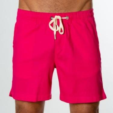 Imagem de Short Red Feather Linho Masculino Pink-Masculino