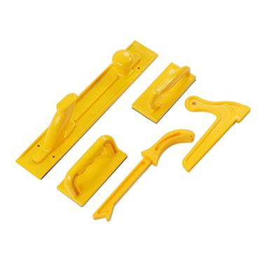 Imagem de Acouto 5 Unidades de Bloco de Pressão Profissional e Kit de Bastão para Serra de Mesa para Carpintaria - Conjunto de Ferramentas Manuais