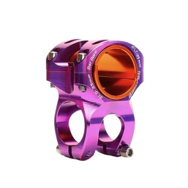 Imagem de Mesa de guidão MTB 35mm 50mm CNC colorida para bicicleta, abraçadeira de guidão 31,8/35mm, ultraleve, em alumínio.(31.8 35x35 purple)