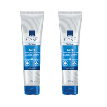 Imagem de Luva de Silicone Creme Protetor Para Mãos 120 g Avon - 2 unidades