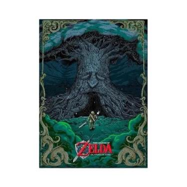 Imagem de Pintura Em Tela De Paisagem De Anime Zelda Hyrule Country Para Decoraç