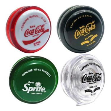 Imagem de Kit com 4 Yoyos Coca Original Premium Russell yoyo,ioio - Coca-Cola, K