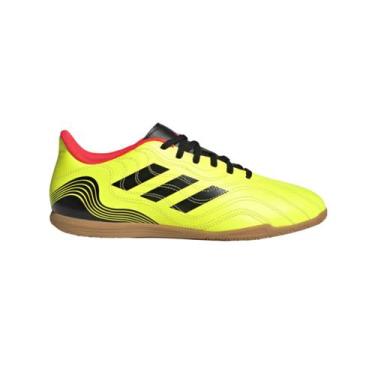 Imagem de Chuteira Indoor Masculina Copa Sense 4 Adidas Amarela, Yellow, 42
