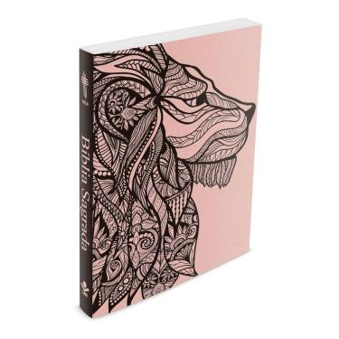 Imagem de Livro - Bíblia Leão Rosa - Brochura - NTLH