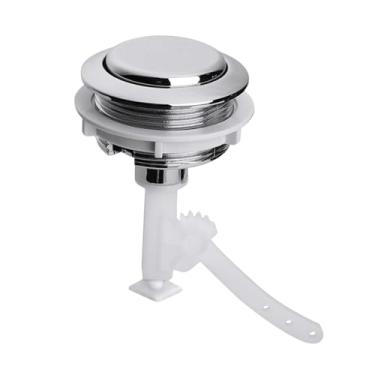 Imagem de Generic Botão de pressão para caixa acoplada, acessório para caixa acoplada com furo de 50 mm na parte superior, substituição para vasos sanitários de