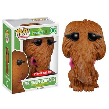 Imagem de Funko Pop Vila Sésamo + protetor: boneco Pop retrô de vinil para TV (conjunto de presente com caixa protetora de colecionador da marca ToyBop) (Snuffleupagus 15 cm)
