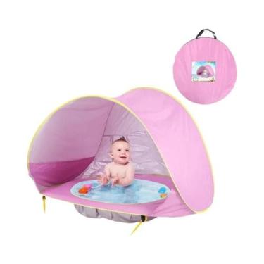 Imagem de Tenda De Praia Portátil Para Crianças, Impermeável, Com Proteção UV, C